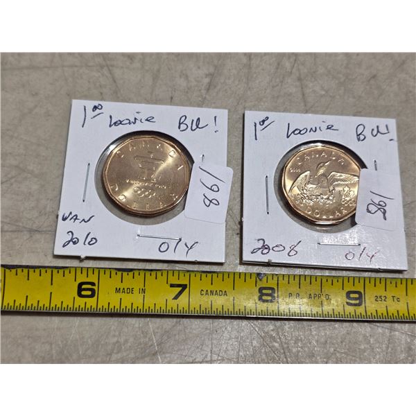 2008/2010 canadian loonies