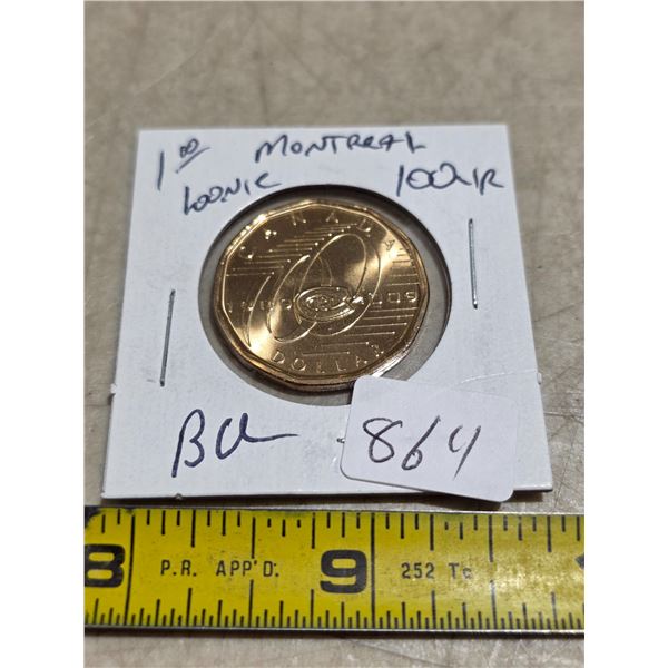 Montreal canadians 100yr loonie