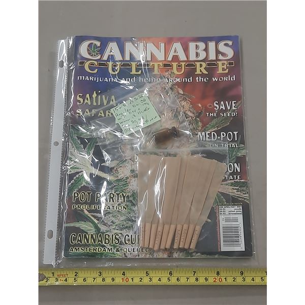 Cannabis Culture Magzine, Seeds and Hemp Wrap.