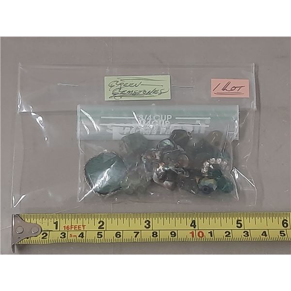 Green Gemstones. (We Can't Prove Authenticity)