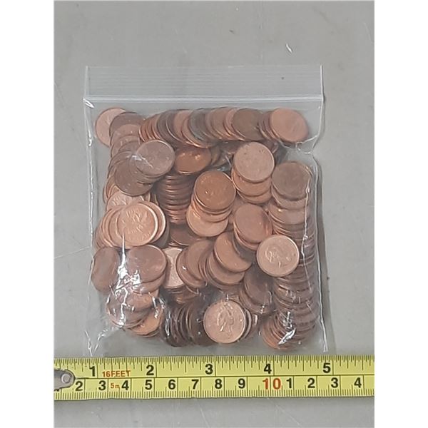 Bag of Canadian Pennies - Mystry Years - 15.38 Oz.