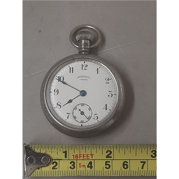 Ingersoll Yankee Pocket Watch. (Untested)