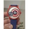 Image 2 : Marvel Accutime Captain America Avengers Watch (Working), Shield Belt Buckle and  Badges.