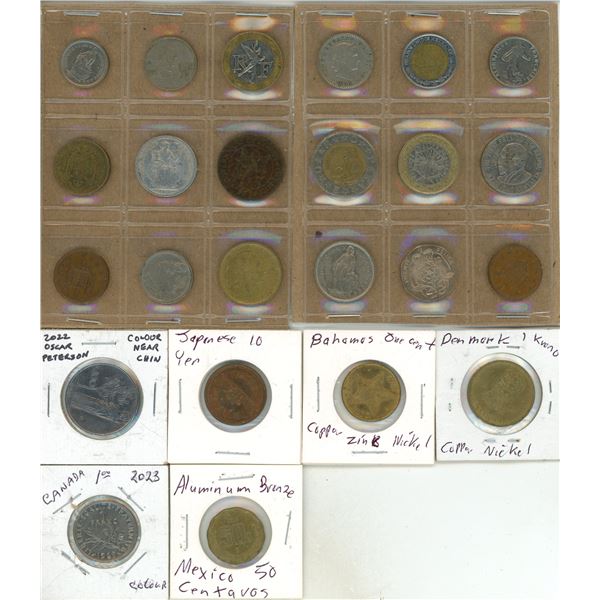 Lot of Foreign Currency/Token. (24)
