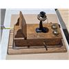 Image 2 : Antique box wall phone- 25" by13"