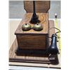 Image 4 : Antique box wall phone- 25" by13"