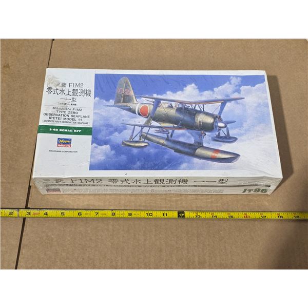 Mitsubishi model observation seaplane- 1:48 scale- sealed