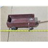 Image 3 : Antique wood wagon- 10"L