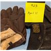 Image 3 : Men's Genuine Leather Lined Gloves. 1 PR Black XL and 1 PR Brown XL.