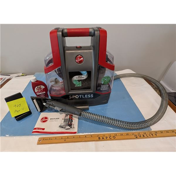 Hoover Portable Spotless Upholstery and Carpet Cleaner. Excellent Condition.
