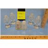 Image 1 : 3 Pairs Crystal Salt and Pepper Shakers. 2 Pairs are Pinwheel Crystal.