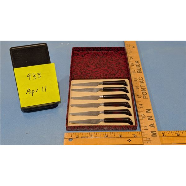 Vintage gh Dinkee Mini Food Spreaders. Made in Canada. Original Box.