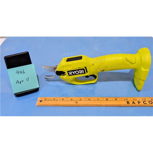 Ryobi One+ 18V Cordless Pruning Shears. Tool Only. Tested.