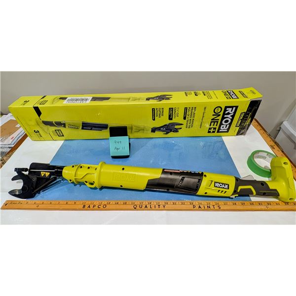 Ryobi One+ Cordless 18V Bypass Tree Lopper. Tool Only. Like New. Tested