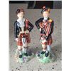Image 1 : Radnor Bone China Scottish Figurines MacDonald set of 2 MN/Woman 7" repaired below woman's skirt