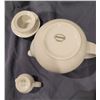 Image 3 : Individual coffee/tea/hot chocolate 4 1/2" tall pot with individual cream pitcher-made in Germany