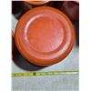 Image 4 : Orange enamel canister set
