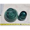 Image 2 : Green glass insulators- Fred M Locke