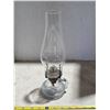 Image 1 : Glass # 1 finger oil lamp with chimney