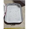 Image 3 : Enamelware items- roaster and pan