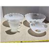 Image 2 : Milk glass bowls and cream