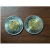 Image 2 : (2) Canadian Toonies (Inuit 2024) and (2021 Insulin)