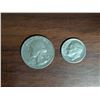 Image 1 : American 25 Cent Coin 1967 and American 1965 10 Cent Coin