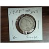 Image 1 : 1908 American 25 Cent Coin (Silver)