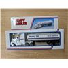 Image 1 : NOS.RARE Husky Oil/Mobil Toy Semi Truck W/Original Package