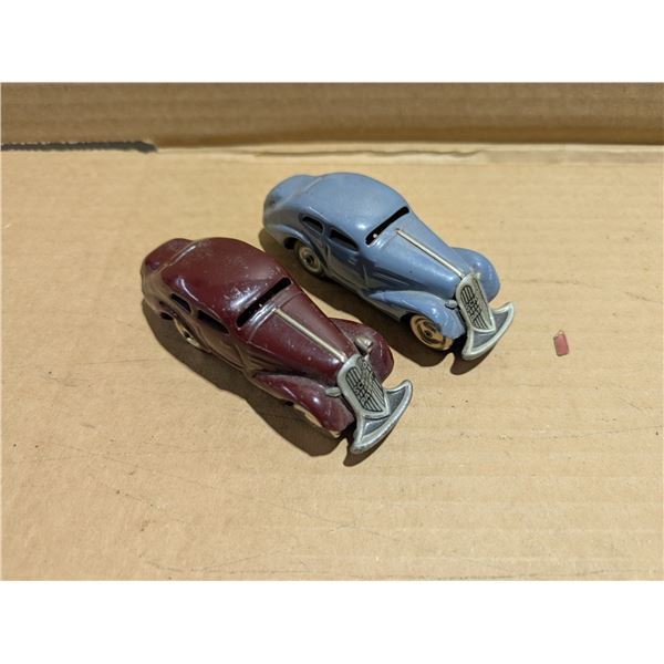 (2) Vintage U.S/German Made Gama Patent Toy Cars