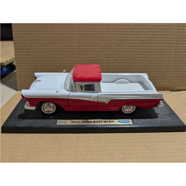 1957 Ford Ranchero Die Cast Model Truck 11"x4"x3"