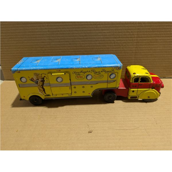 Vintage Roy Rodgers Horse Trailer and Dodge Truck Toy