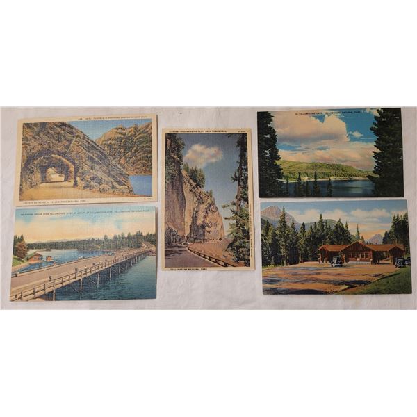 Twelve old postcards