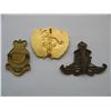 Image 2 : LOT OF 3 MILITARY CAP BADGES