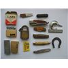 Image 1 : LOT OF LIGHTERS and  POCKET KNIFES - Also Searle Grain Elevator Padlock - No Key - DU Emblem
