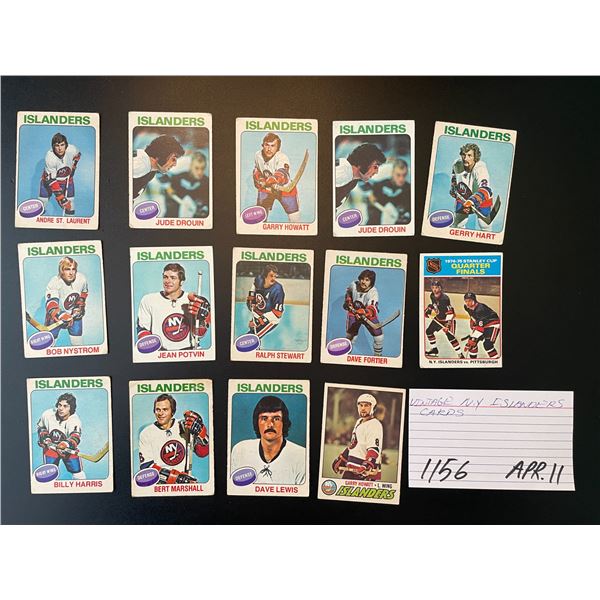 Vintage NY Islanders hockey cards