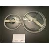 Image 1 : Pyrex glass lids - 9.5" ; 7.25"