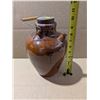 Image 2 : Brown Stoneware Jug c/w Spout and Handle