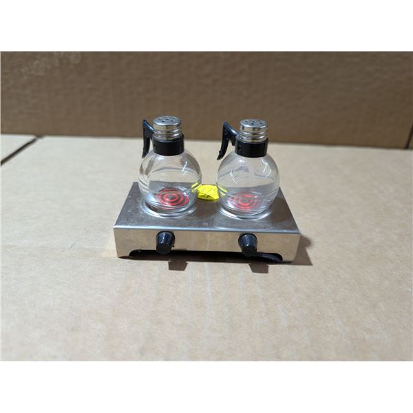 3pc Coffee Design Pot Salt and Pepper Set