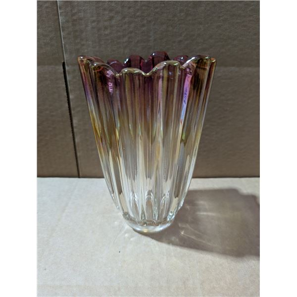 Old Glass Heavy Vase