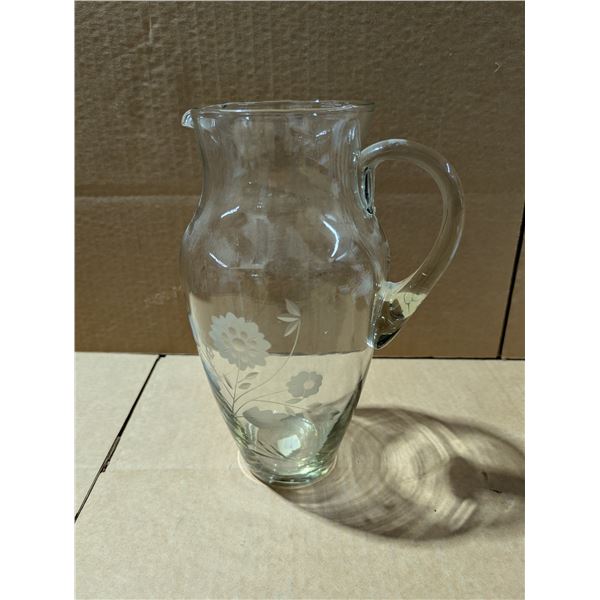 Tall Pitcher c/w Pattern, Made in Peru