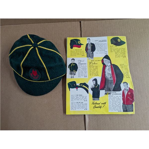 Vintage 1962-65 Boy Scouts of Canada Pamphlet (Ottawa-Ontario) W/ Scouts hat
