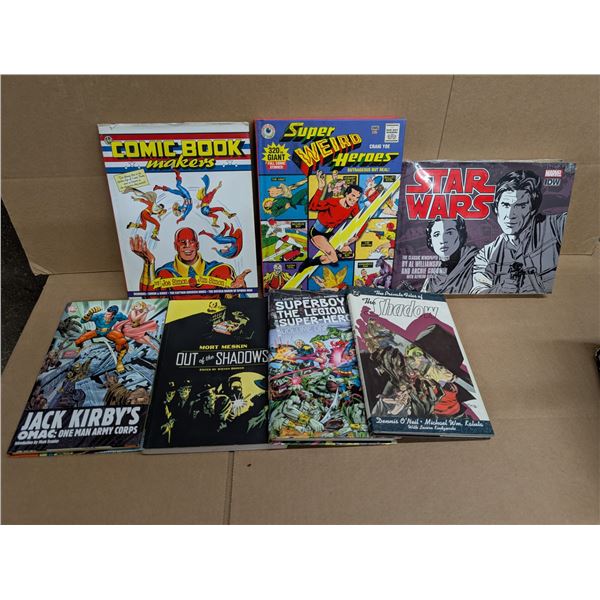 Lot of Misc. Comics (Comic Collections) Star wars, Super Weird Heroes, and etc.