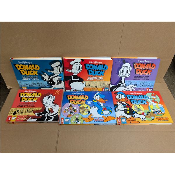 (6) Walt Disney Donald Duck Re Presenting Comic Collections