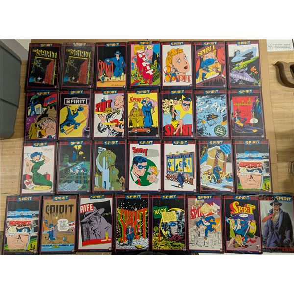 Vol.1-27 of Will Eisner's The Spirit Re Presenting Comic Collections  (Some Duplicates, and (1) Seal