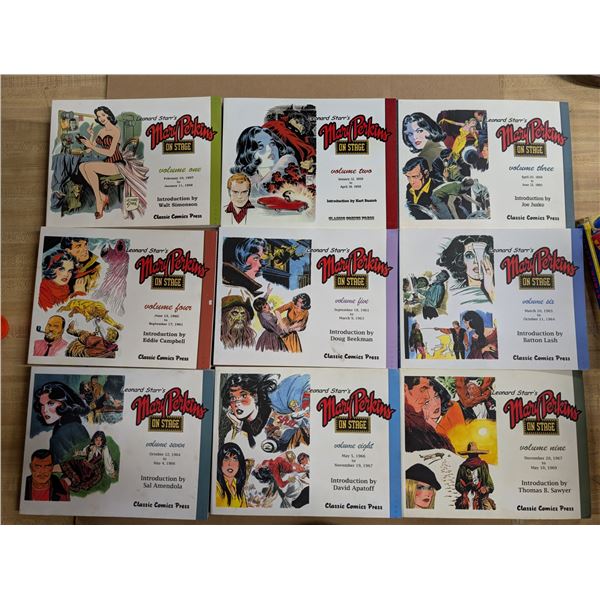 (9) Vol.1-9 Leonard Starr's Mary Perkins One Stage Re Presenting Comic Collections