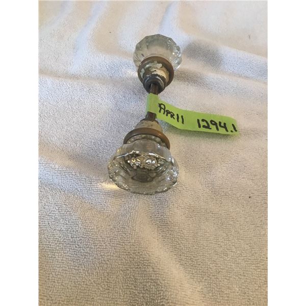 Vintage glass door knob