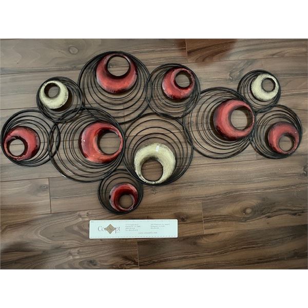 Metal wall art