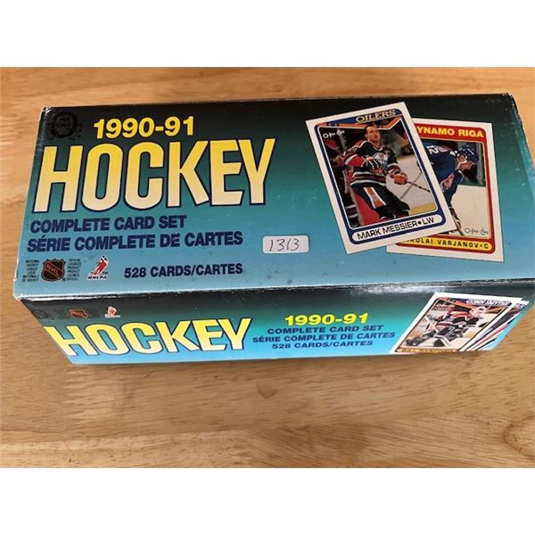 Complete 1990-91 OPC hockey card set