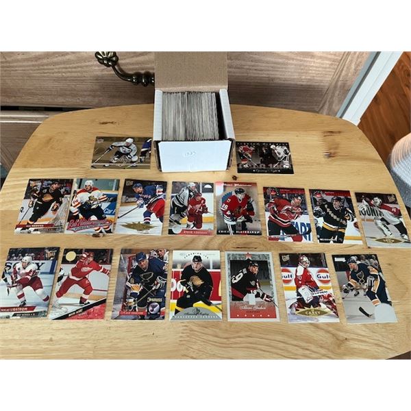 Approx 200 donruss and fleer ultra NHL hockey cards